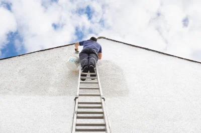 Peinture extérieure à Berthouville — façades et ravalement